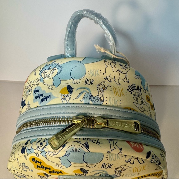 NWT. Disney Parks Loungefly Disney Critters Chaos Mini backpack display picture 2